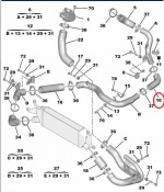 SP 0382KL - Intercooler Hose